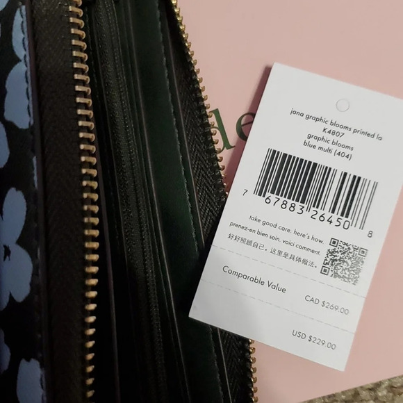 Kate Spade Brynn Floral Large Continental Wallet - Picture 9 of 11